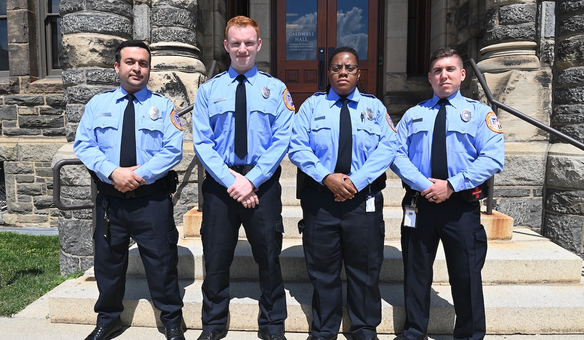 group of four DPS officers